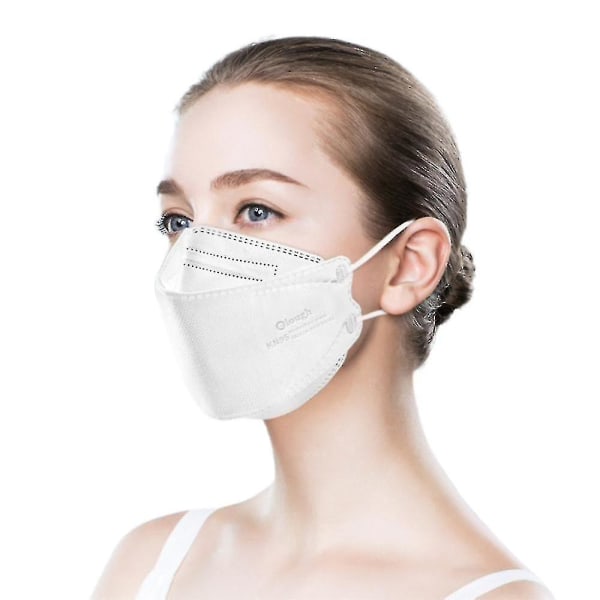 Kn95 Mask Skyddande ansiktsmasker Ansiktsmasker för vuxna Antidammmasker 50PCS BLAVK