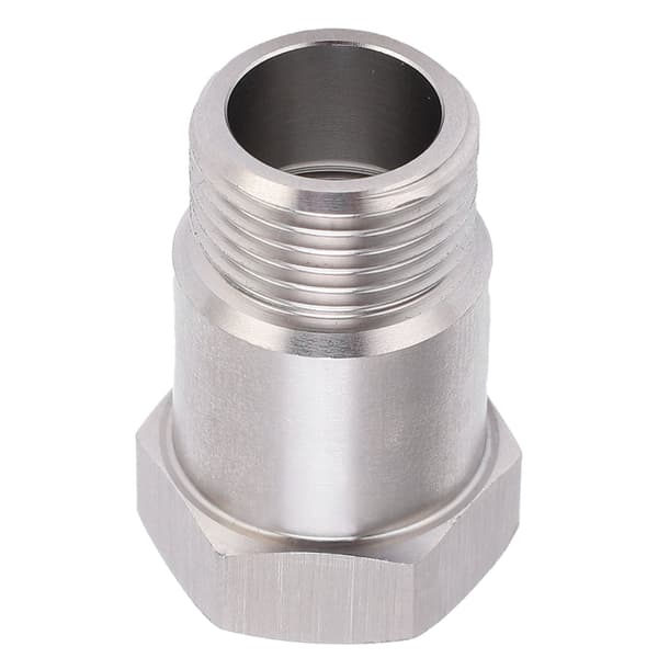 Oxygen Sensor Forlænger Adapter Spacer M18x1.5mm 304 Rustfrit Stål Mekanisk Udstyr