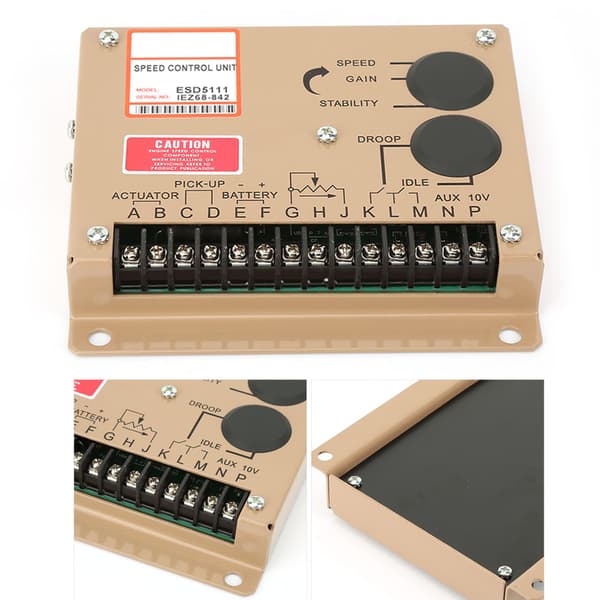ESD5111 Generator Elektronisk Motorhastighetskontroller Justerbar Motorhastighetsregulator