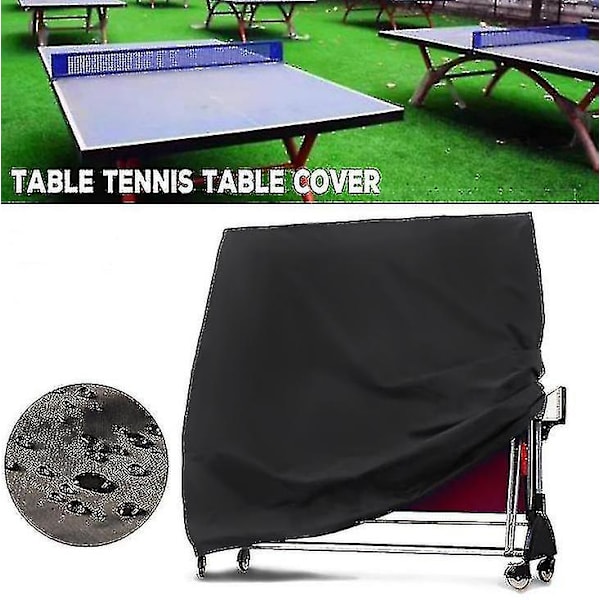 Udendørs vandtæt og støvtæt bordtennisborddæksel Bordtennisborddæksel 165x70x185cm