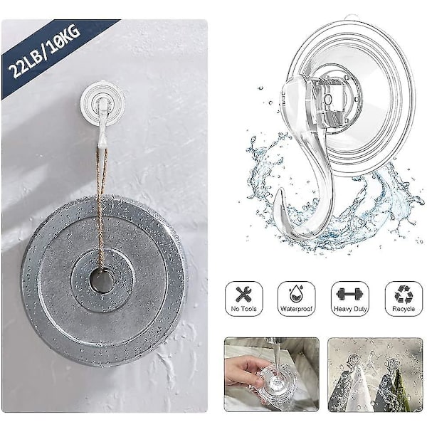 Kranshängare, stor genomskinlig återanvändbar Kranshängare för kraftiga kranshängare L-6-pack L-6 Packs