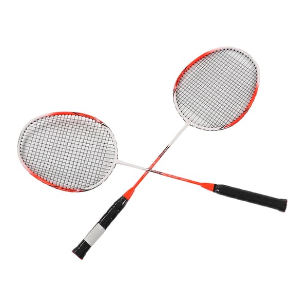 2 ST Badmintonracketar Legering Kolstål Integrerat Racketset Utomhussporter Amatör