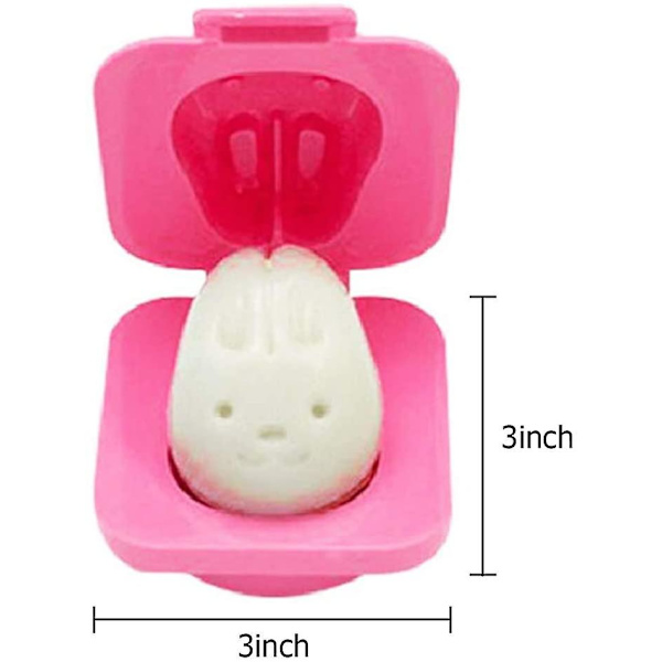 6 set Fisk Bil Hjärtform Ägg Sushi Form Mould Dekorera Tårta Verktyg Molds