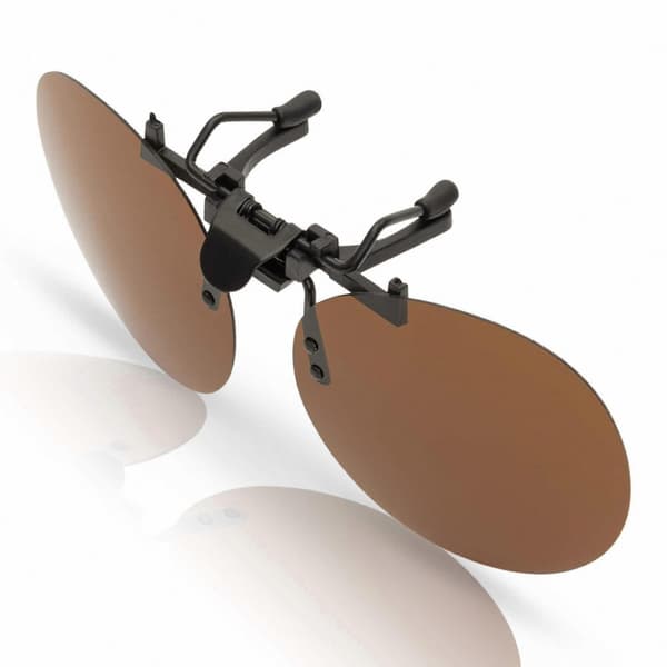 【BQ】Polariserte Clip-On Runde Solbrillerfeste for Briller Grey One size