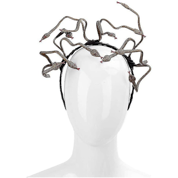 Halloween Huvudbonad Medusa Hårband Snake Cosplay Hår Set Carnival Props