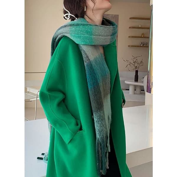 Vinterhalstørkle for kvinner Ultramyk kashmirtekstur - 230x39cm - QWE026