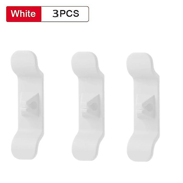1/3/6 kpl Johdon kääre Organizer Pidike Johdin Piilotin Kaapelin kelaimen hallintakääre keittiölaitteiden blender sekoittimille 3pcs white