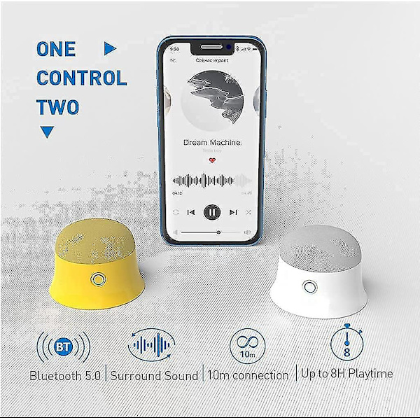Mini magnetisk Bluetooth högtalare Liten duschhögtalare Super Bass
