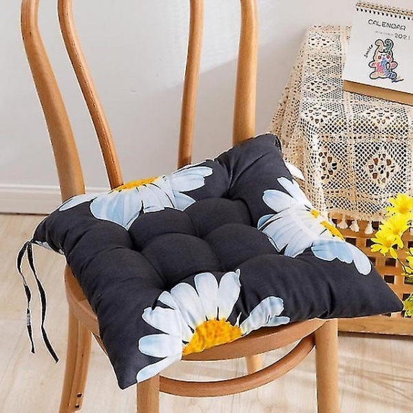 Mjuk stolsdyna pärla bomullssittdyna för printed dekorativa kontorskuddar Kicthen Tatami sittdyna hemtextil Sun flower