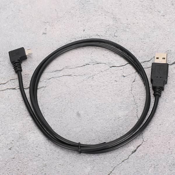 C0402 1M Rettvinklet Micro USB til USB Tilkoblingskabel for Dataoverføring og Lading