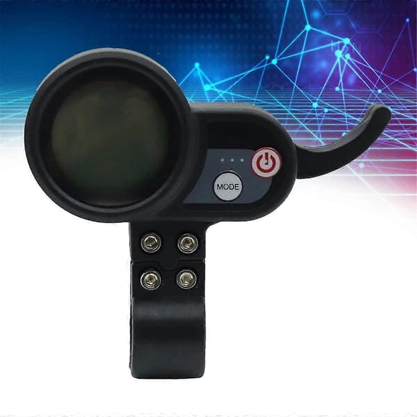 【BQ】36V-60V LCD Display Dashboard E Scooter E Bike Meter Elektrisk Scooter Accelerator Tilbehør til JP Black