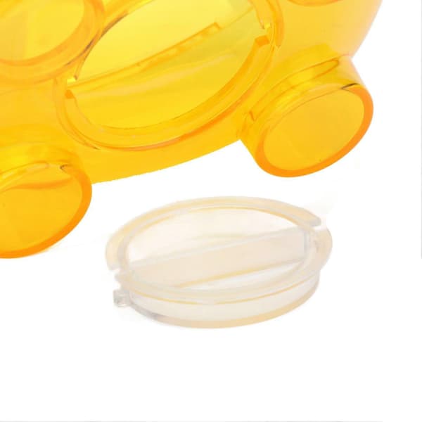 Transparent plast spargris, brytbeständig grisformad spargris för barn L