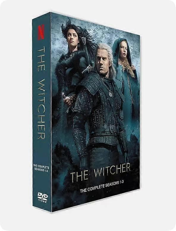 【BQ】The Witcher Sæson 1-4 engelsk version DVD TV-serie 11-disc