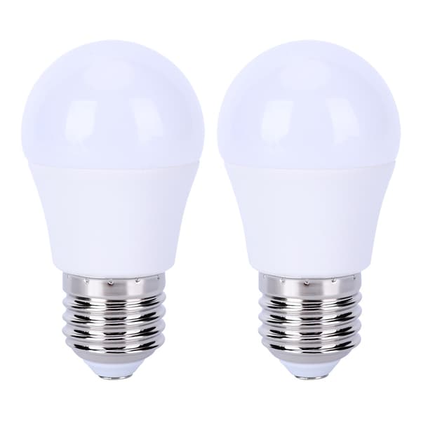 2 st E27 85-265V 5W 5000K LED-lampa med hög ljusstyrka för vardagsrum och sovrum