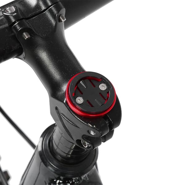 Styrstam Topplock Datorfäste för Garmin Bryton Cateye Röd