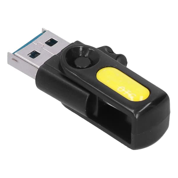 For Android V8 Interface OTG Adapter Bærbar Datakonverter til USB2.0/3.0/USB PD Gul