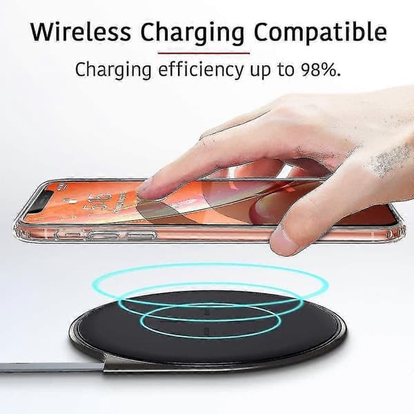 Gjennomsiktig silikondeksel kompatibelt med iPhone 7, iPhone 7 Plus, iPhone X, iPhone Xr, iPhone 11/11 Pro, iPhone 11 Pro Max-deksel for iPhone 7 plus