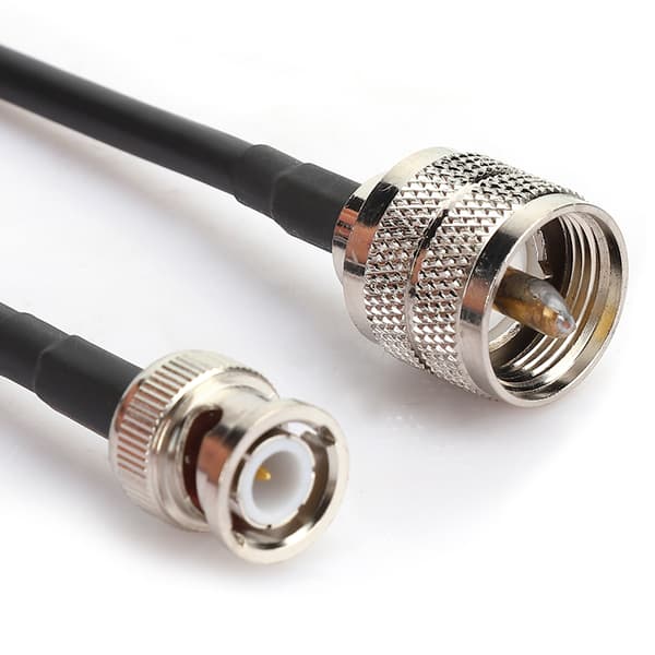 UHF han PL259 til BNC han testkabeladapter