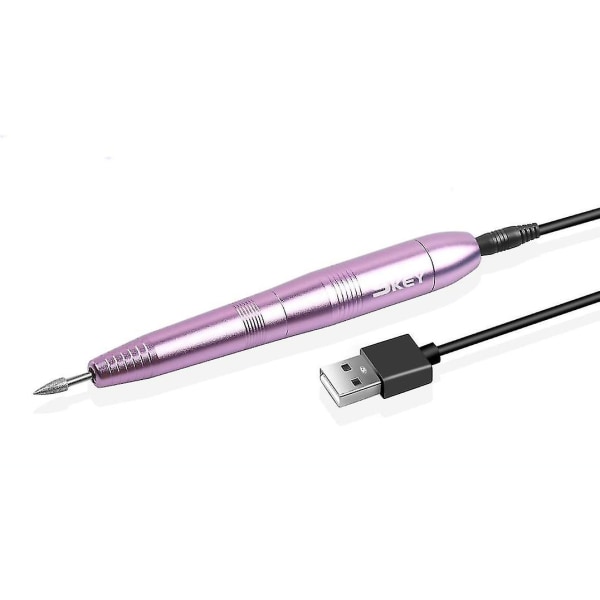 Elektrisk USB nagelfilsborr Bärbar professionell manikyr och set gold