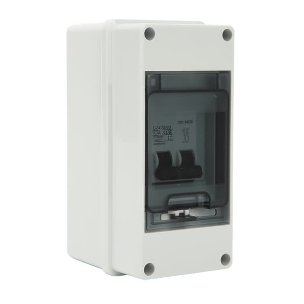 2P 1000V DC 63A Strømbryter IP65 Vanntett Boks PV Solcelleanlegg Isolasjonsbryter