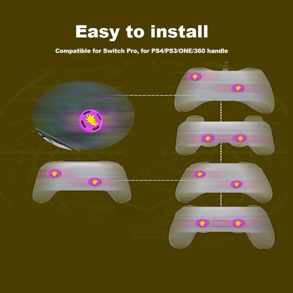 8 stk. Udskiftnings silikone analog controller joystick tommelfinger stick greb cap cover til Switch Pro