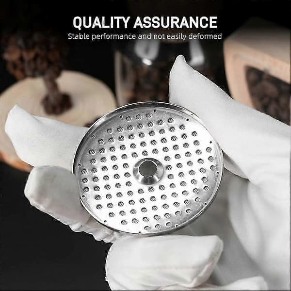 【BQ】56,5 mm bryggeenhet sprayplate i rustfritt stål erstatningstilbehør for profesjonelle kaffemaskinkomponenter Silver