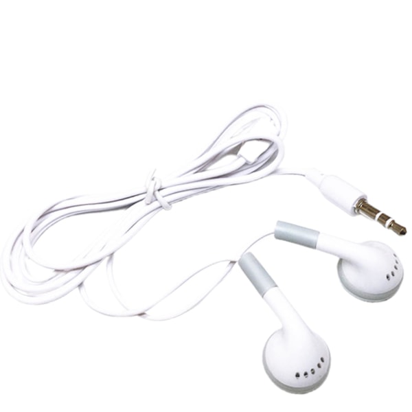 3,5 mm jack hörlurar Öronsnäcka Hörlurar Headset för MP3 MP4 PSP White