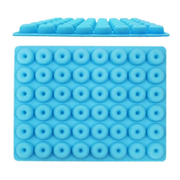 48 Hulrom Mini Silikon Smultring Bakeform Sjokolade Smultring Kakeform Parsty Bakeform