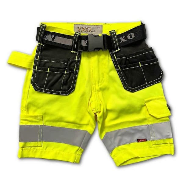 【BQ】Arbejdsshorts med Loxy-refleks Gul 110