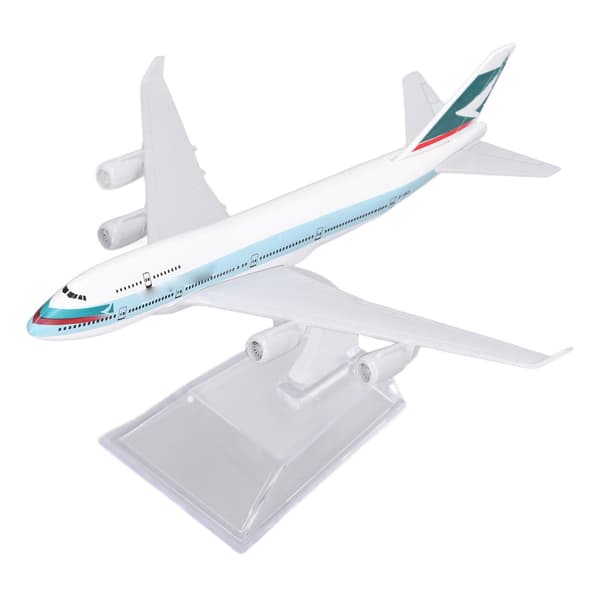 Legering Simulerad Flygplansmodell Kontors Utsökt Die-Cast Flygplansmodell Leksak Heminredning Samling