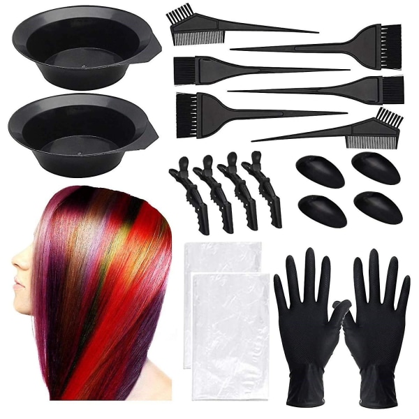 Diy Beauty Salon Hair Dyeing Kit, Suitable For All Hair Styles