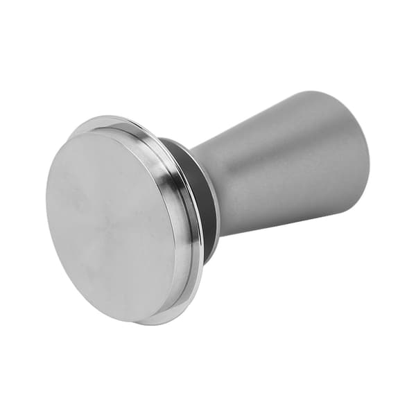 Kaffe Tamper Rustfrit Stål Tryk Tamper Let at Bruge Kaffemaskine Tilbehør til Kaffe Grå 53mm
