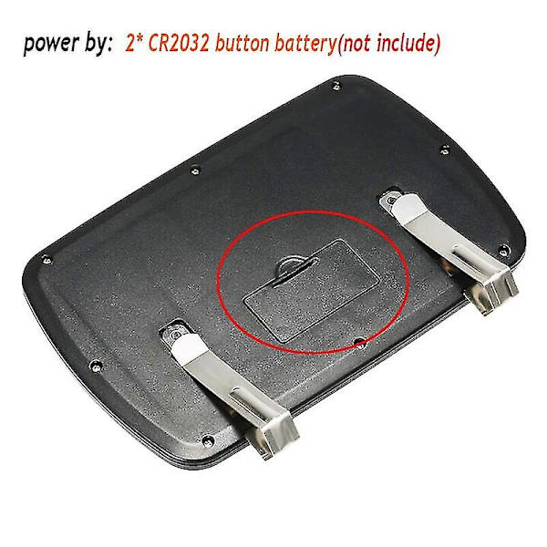 6 Led bil Solskydd Sminkspegel Touch Switch High Clear Innerspegel Hd Universal 170*110mm-ej batteri