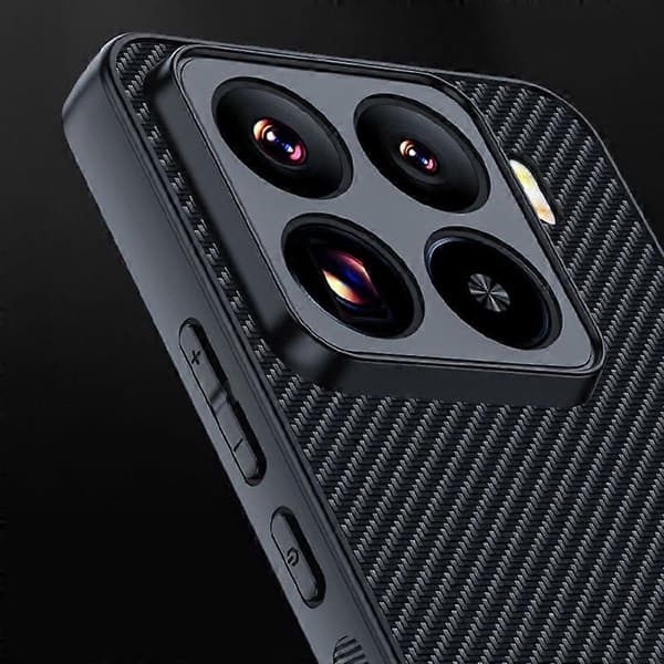 【BQ】Karbonfiberdeksel til Xiaomi 15 Black Blue