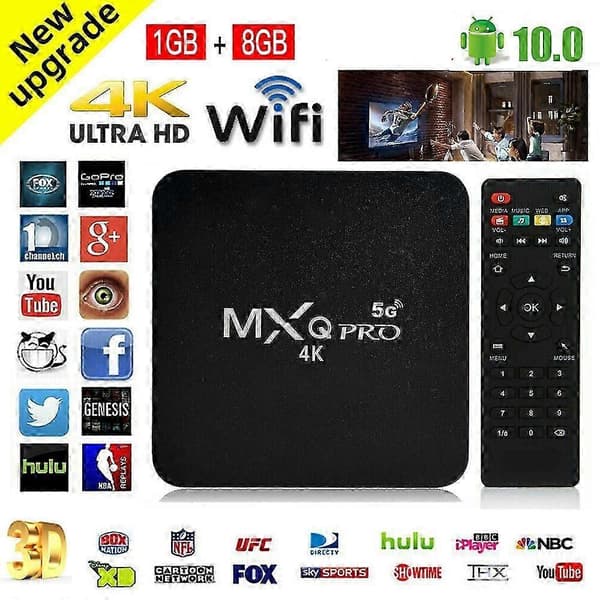 【BQ】MxqproMXQPROTVBOX Android 11X96minh96X96Q Samankaltainen TV-boksi 5pcs