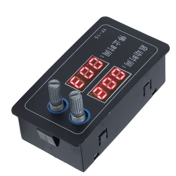 YF‑15 Digital Timer Fördröjningsbrytare Motorkontrollmodul med LED-display för generator