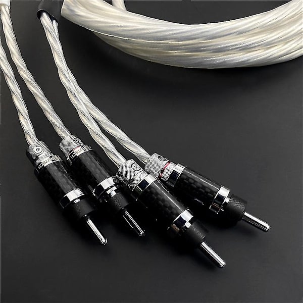 Nordost Odin 2 Silver Högtalarkabel Kolfiber Bananplugg Hifi Audio Line 3m
