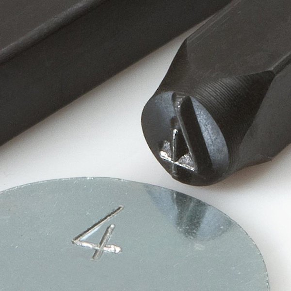 36 st rostfritt stål Bokstavsnummer stämplar Set Härdad metall Trä Läder Hantverksstämpelverktyg 4mm