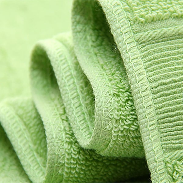 2-sæt frottéhandduk Bastuhanddukar 70 X 135 Cm Duschhandduk i polyesterfiber Strandhåndduk Green * Beige