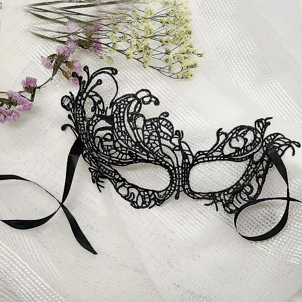 Glänsande Rhinestone Masquerade Mask Par Combination Costume Mask