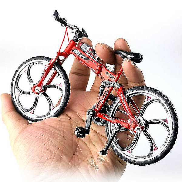 Hhcx-1:10 Scale Diecast Metal Bicycle Model City Folded Cycling Road Bike For Collection Toy Christmas Gifts Folded Bike Blue