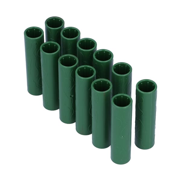 12 st Trädgårdsstake Kopplingsrör 11mm Innerdiameter Vinrankor Klätterväxtstöd