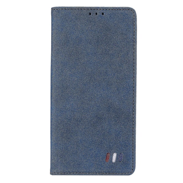 Samsung Galaxy A70 deksel Magnetisk lukket lommebok bok-blå