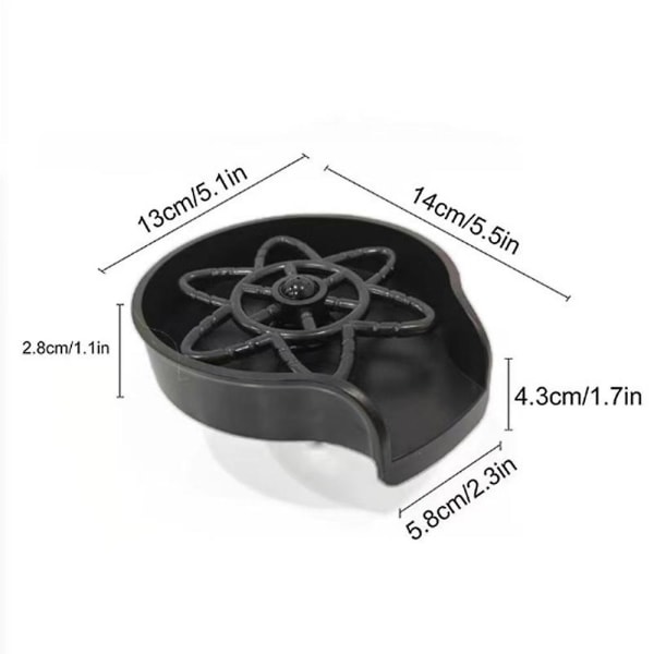 Kopp glassköljare Högtryckstvätt rengöringsverktyg för diskbänkar barkaffe