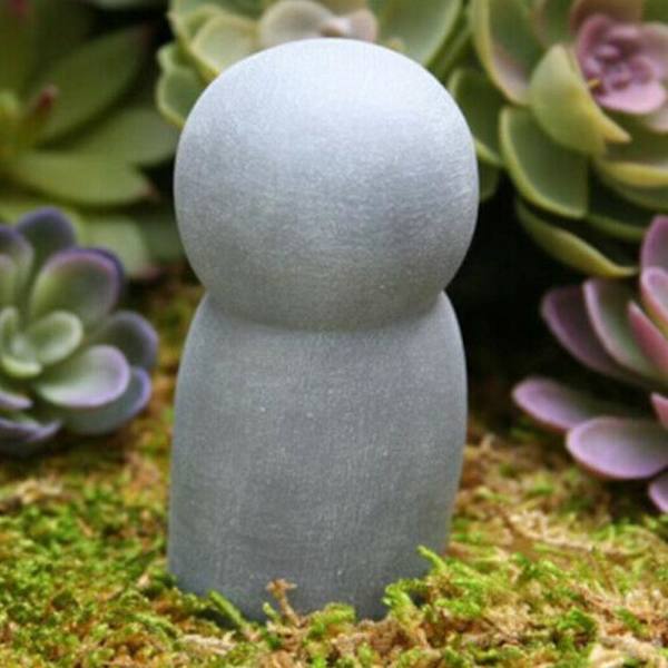 Buddha Jizo Monk Skulptur Bønn Statue Figur Hjem Hage Utendørs dekorasjon