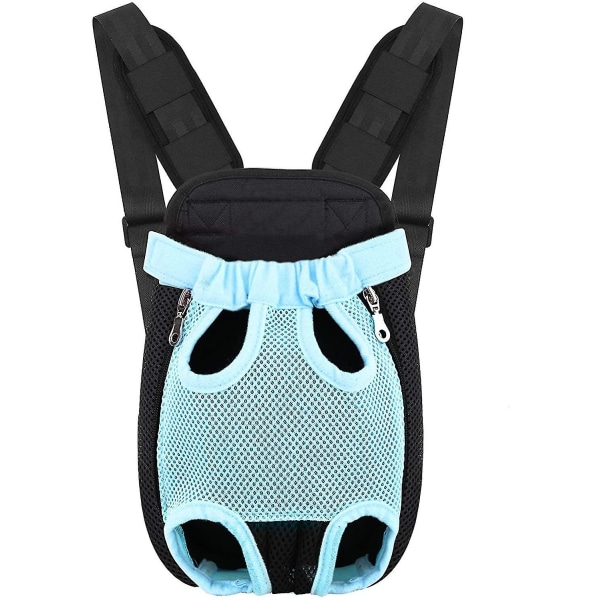 Front Reseryggsäck för husdjur Justerbar utomhusväska Blue S