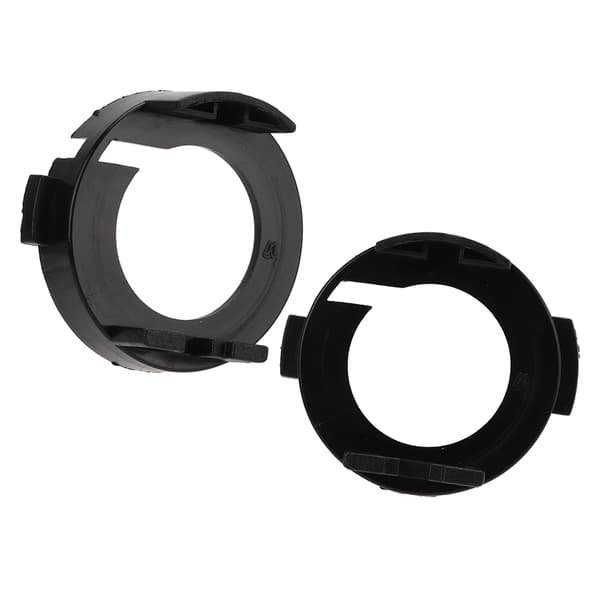 10 stk. LED-frontlyktbaseholdere, profesjonell design, lite volum, lett vekt, ABS-materiale, frontlyktpæreholder