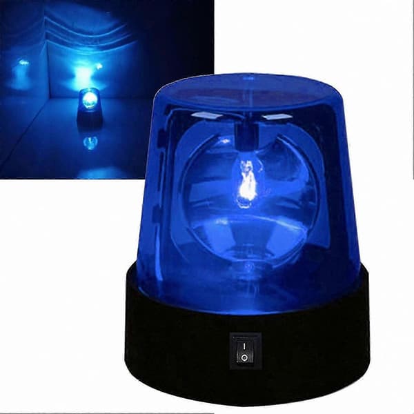 3-tommers roterende strobelys for scene- og nattklubbstemning Blue 1PC