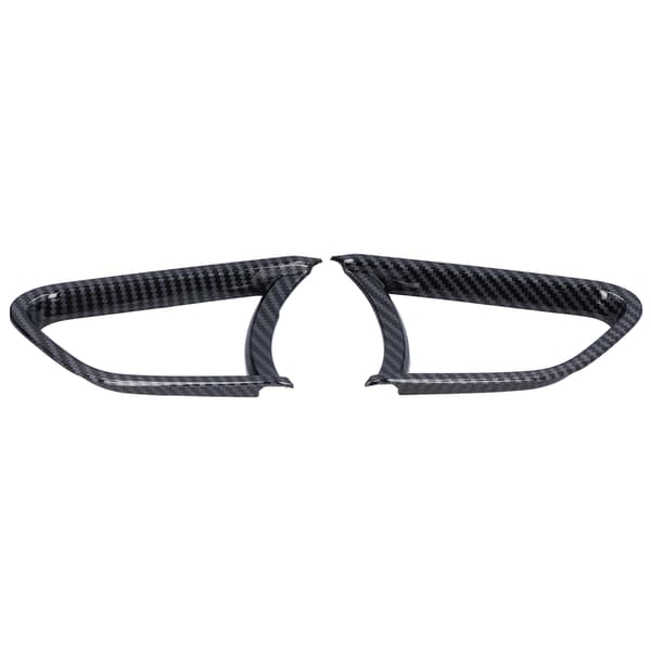 2 STK. Front Side Air Vent Trim A/C Outlet Cover Kulfiberstil til Mazda CX‑30 2019‑2020