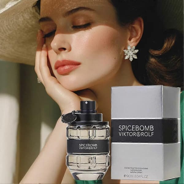 【BQ】Viktor & Rolf Spicebomb Eau de Toilette Night Vision, Cologne til mænd, 100ml Red